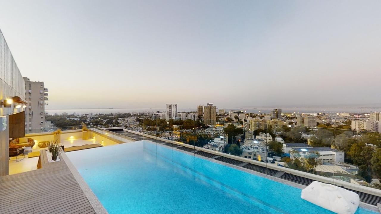 Serene - Infinity Cview Pool - 4 Bedrooms Luxury Penthouse Χάιφα Εξωτερικό φωτογραφία