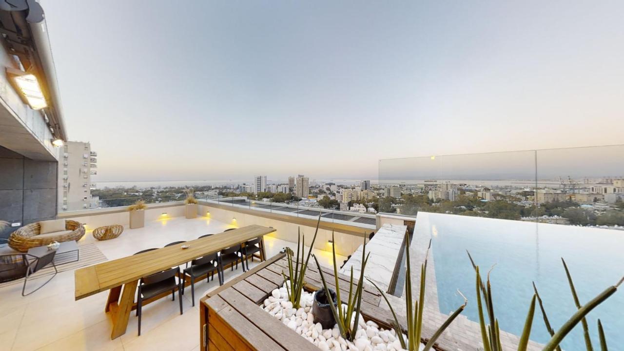 Serene - Infinity Cview Pool - 4 Bedrooms Luxury Penthouse Χάιφα Εξωτερικό φωτογραφία