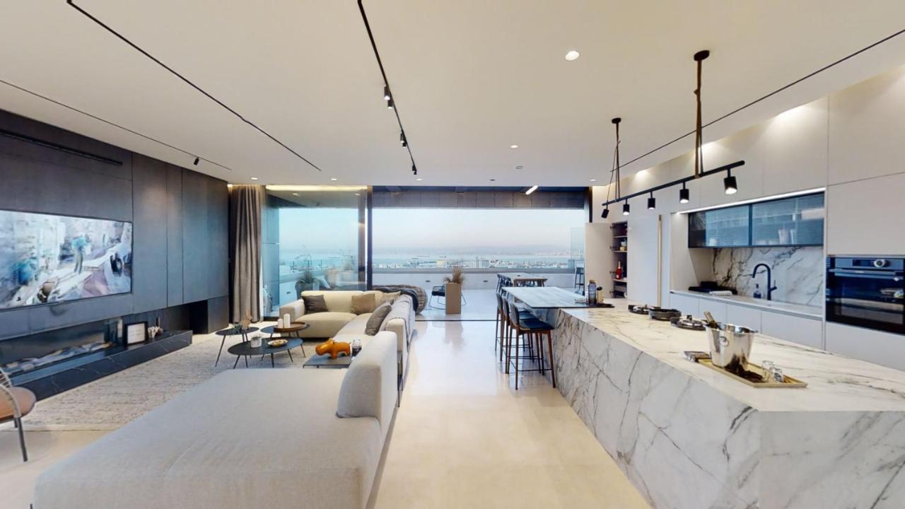 Serene - Infinity Cview Pool - 4 Bedrooms Luxury Penthouse Χάιφα Εξωτερικό φωτογραφία