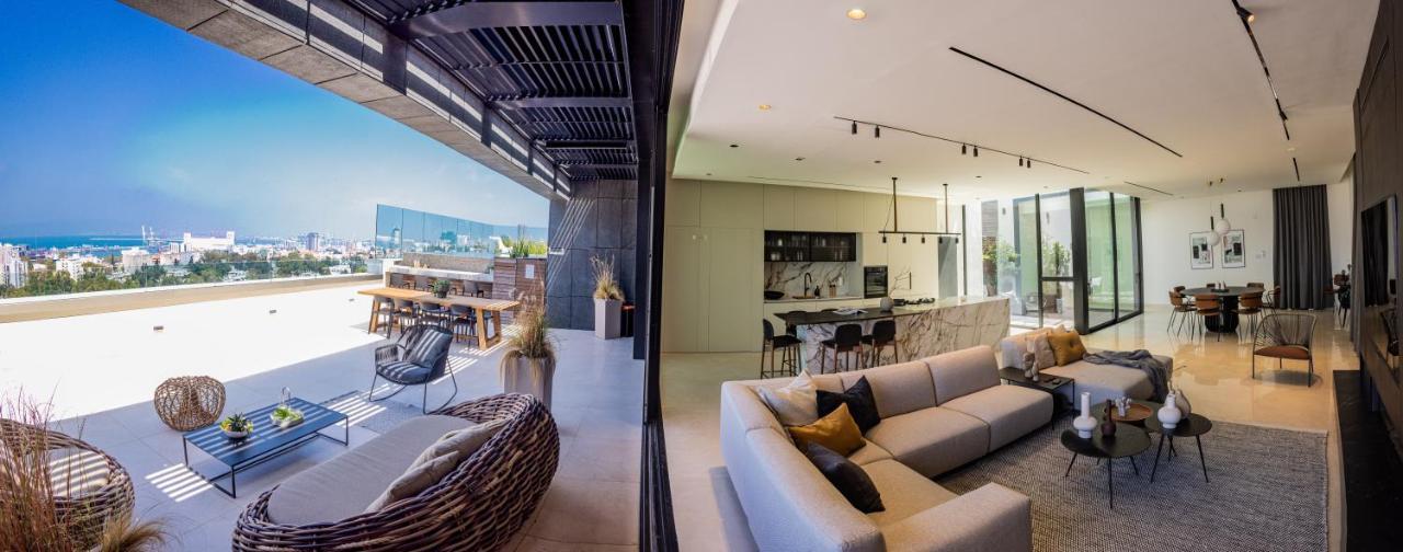 Serene - Infinity Cview Pool - 4 Bedrooms Luxury Penthouse Χάιφα Εξωτερικό φωτογραφία